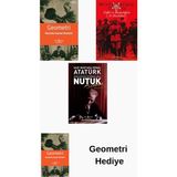 İş Bankası Kültür Yayınları Mustafa Kemal Atatürk 3 Kitap Seti + Geometri Hediye