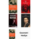 İş Bankası Kültür Yayınları Mustafa Kemal Atatürk 4 Kitap Seti + Geometri Hediye