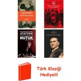 İş Bankası Kültür Yayınları Mustafa Kemal Atatürk 4 Kitap Seti + Türk Klasiği Hediye