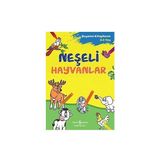 İş Bankası Kültür Yayınları Neşeli Hayvanlar - Boyama Kitaplarım 3-4 Yaş + Deniz Altı - Boyama Kitabım + 3 Kitap Set