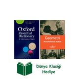 İş Bankası Kültür Yayınları Oxford Essential Dictionary + Geometri + Dünya Klasiği Hediye