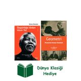 İş Bankası Kültür Yayınları Özgürlüğe Giden Uzun Yol + Geometri + Dünya Klasiği Hediye