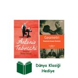 İş Bankası Kültür Yayınları Pereira İddia Ediyor + Geometri + Dünya Klasiği Hediye