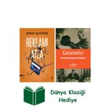 İş Bankası Kültür Yayınları Reklamı Atla + Geometri + Dünya Klasiği Hediye
