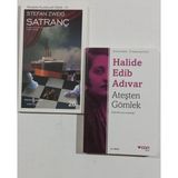 İş Bankası Kültür Yayınları Satranç ve Ateşten Gömlek 2 Kitap Seti Ciltsiz Halide Edib Adıvar
