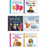 Iş Bankası Kültür Yayınları - Sevginin Gücü + Kaybolan Eldiven + Bebek Dokun Hisset Ciltli Kitaplar ( Renkler ve Şekiller + Ilk Kelimeler + Evcil Hayvanlar + Bıcı Bıcı ) / 6 Kitap Set Çocuk Kitapları