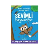 İş Bankası Kültür Yayınları Süper Hayvanlar Boyama Serisi - Sevimli Hayvanlar + Labirent Kitabı + 4 Kitap Set