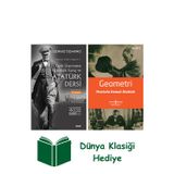 İş Bankası Kültür Yayınları Tarih Üzerinden Psikolojik Savaş Ve Atatürk Dersi + Geometri + Dünya Klasiği Hediye