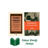 İş Bankası Kültür Yayınları Ticaret Hukuku Dersleri + Geometri + Dünya Klasiği Hediye