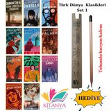 İş Bankası Kültür Yayınları Türk Edebiyatı Klasikleri 11’li Set Kürk Mantolu Madonna-Intibah-Cadı...+Hediye