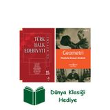 İş Bankası Kültür Yayınları Türk Halk Edebiyatı El Kitabı + Geometri + Dünya Klasiği Hediye