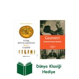 İş Bankası Kültür Yayınları Türk Mitolojisinin Kısa Tarihi + Geometri + Dünya Klasiği Hediye