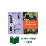 İş Bankası Kültür Yayınları Üç Silahşörler 5 - Demir Maskeli Adam (Ciltli) + Geometri + Dünya Klasiği Hediye
