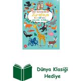 İş Bankası Kültür Yayınları Uğur Böceğinden Zürafaya Rengarenk Hayvan Kitabım + Dünya Klasiği Hediye