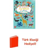 İş Bankası Kültür Yayınları Uğur Böceğinden Zürafaya Rengarenk Hayvan Kitabım + Türk Klasiği Hediye