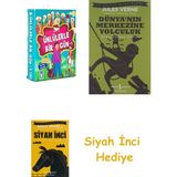 İş Bankası Kültür Yayınları Ünlülerle Bir Gün Seti (10 Kitap Takım) + Dünyanın Merkezine Yolculuk + Siyah Inci Hediye