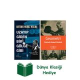 İş Bankası Kültür Yayınları Uzayıp Giden Bir Gölge Gibi + Geometri + Dünya Klasiği Hediye