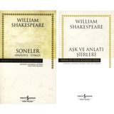 İş Bankası Kültür Yayınları William Shakespeare Aşk ve Anlatı Şiirleri ve Soneler 2 Kitap Takım Ciltsiz Yayın 2022