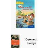 İş Bankası Kültür Yayınları Yaban Mersini Adası'nda Tatil - Ilk Okuma Kitab... + Geometri Hediye