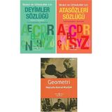 İş Bankası Yayınları İIlkokul ve Ortaokullar İçin Deyimler Sözlüğü – Atasözleri Sözlüğü - Geometri Atatürk