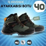 Iş Botu Ayakkabısı Yeşil 40 Numara Bahçecilik Tarım Ziraat Çiftçi Kış Güvenlik Ayakkabı Bot