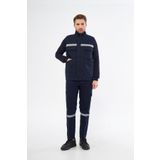 İş Elbisesi Yelek Pantolon Takım 7/7 Gabardin Kumaş Reflektörlü
