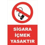 Iş Güvenliği Levhası Uyarıcı Levha Ikaz Levhası Sigara Içmek Yasaktır