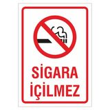 İş Güvenliği Uyarı Levhası 17X24 Cm Dekota Kapı Duvar İkaz Tabelası