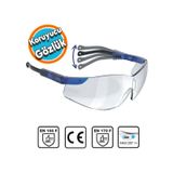 Is Guvenlik Kaynak Gozlugu Lazer Uv Bisiklet Motor Capak Koruyucu Gozluk Hunter S800 Seffaf