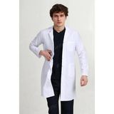 İş Konsept Gömlek Yaka Erkek Doktor, Laboratuvar,hemşire, Teknisyen,eczacı,öğretmen Staj Önlüğü - Beyaz - 50