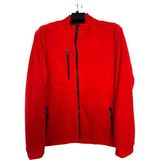 İş Konsept Üç Cepli Tüylenmeyen Anti-Pilling Tam Fermuarlı Unisex Polar - 3XL - Kırmızı