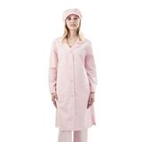 İş Önlüğü Kadın Alpaka Kumaş Öğrenci Önlüğü İş Elbiseleri Pembe XL