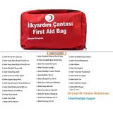 iş Yeri ilk Yardım Çantası Ruhsata Uygun 35 Parça İlk yardım seti çantalı