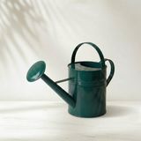 Isabella 10 Litre Metal Çiçek Bahçe Sulama Kabı – Retro Vintage Çok Amaçlı Sulak (Koyu Yeşil)