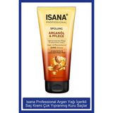 Isana 200 ml Çok Yıpranmış Kuru Saçlar İçin Argan Yağı İçerikli Krem Doğal Bakım