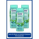 Isana 3'lü Avantaj Set Kepekli Saçlar İçin Su Nanesi ve Aventurin Şampuan Dermatolojik Onaylı