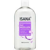 Isana Alkolsüz 3'ü 1 Arada Cilt Makyaj Temizleyici Misel Su 400 ml Kuru ve Hassas Ciltler İçin Etkili