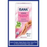 Isana Aloe Vera Özü ve Üzüm Çekirdeği Yağı İçeren Soğuk Ağda Bandı 20 Adet Koltuk Altı ve Bacak İçin