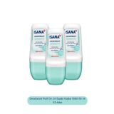 ISANA Deodorant Roll On 24 Saate Kadar Etkili 50 ml X3 Adet
