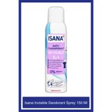 ISANA DEODORANT SPREY 150ML INVISIBLE 5IN1 Q2