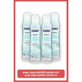 Isana Hassas Cilt İçin Aloe Vera İçerikli Tıraş Köpüğü 150 ml X4 Konforlu Kullanım