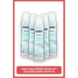 Isana Hassas Cilt İçin Aloe Vera İçerikli Tıraş Köpüğü 150 ml X5 Uzun Süreli Kullanım