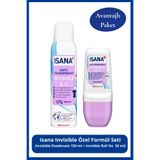 ISANA ınvisible Özel Formül Seti: Invisible Deodorant 150 ml + Insvisible Roll On 50 ml
