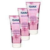 ISANA Parfum & Glow Vücut Losyonu, Çiçek Kokulu, 200 ml, 3 Adet Set