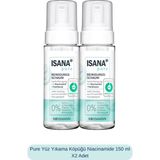 Isana Pure Yüz Yıkama Köpüğü Niacinamide Canlandırıcı Etkili 150 ml X2 Normal Ciltler İçin