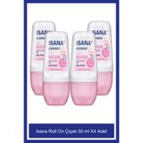 ISANA Roll On Çiçek 50 ml X4 Adet