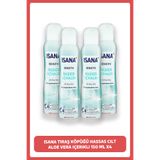 ISANA Tıraş Köpüğü Hassas Cilt, Aloe Vera Içerikli 150 Ml X4 Adet
