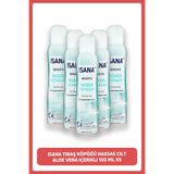 ISANA Tıraş Köpüğü Hassas Cilt, Aloe Vera Içerikli 150 Ml x5 Adet