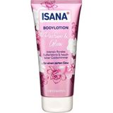 Isana Vücut Losyonu 200 ml Shea Yağlı Yumuşatıcı Nemlendirici Çiçek Kokulu Işıltılı Vegan