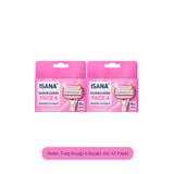 ISANA Yedek Tıraş Bıçağı 6 Bıçaklı 4'lü X2 Paket